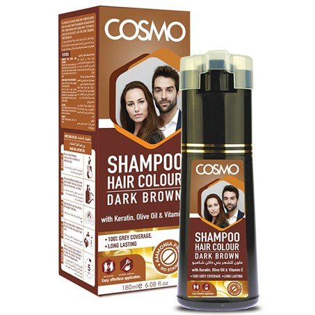Cosmo Dark Brown Hair Color Shampoo