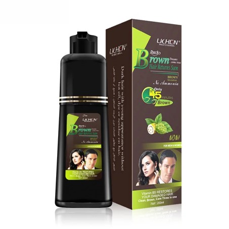 Lichen Dark Brown Hair Color Shampoo